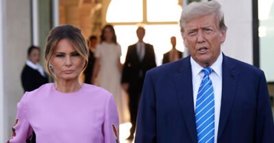 Melania Trump spokesperson denies ‘false’ rumor about Trump and Barron