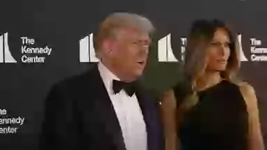People losing it at Trump’s bizarre response when asked about actors boycotting his Kennedy Center attendance
