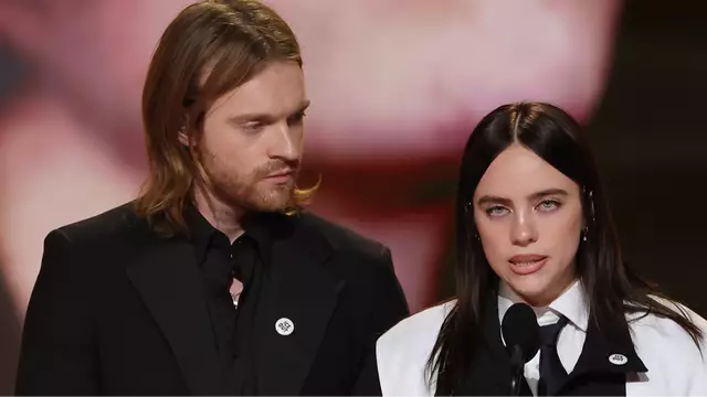 Billie Eilish’s brother Finneas slams ‘very powerful old white men’ after outrage over her Grammys speech