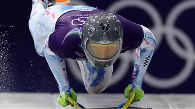 Winter Olympics athlete kicked out of competition because of helmet he was wearing
